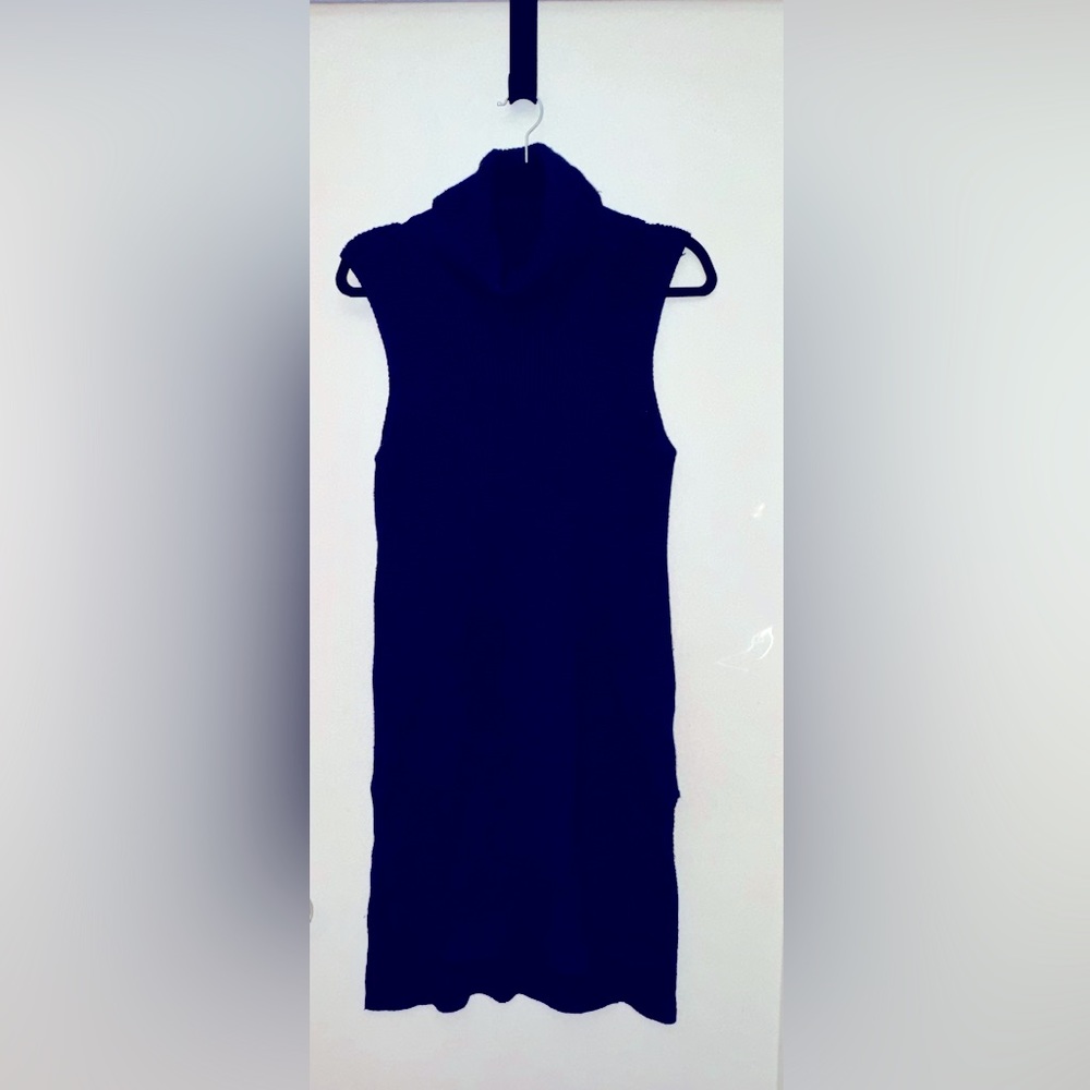 WHBM Navy Sweater dress